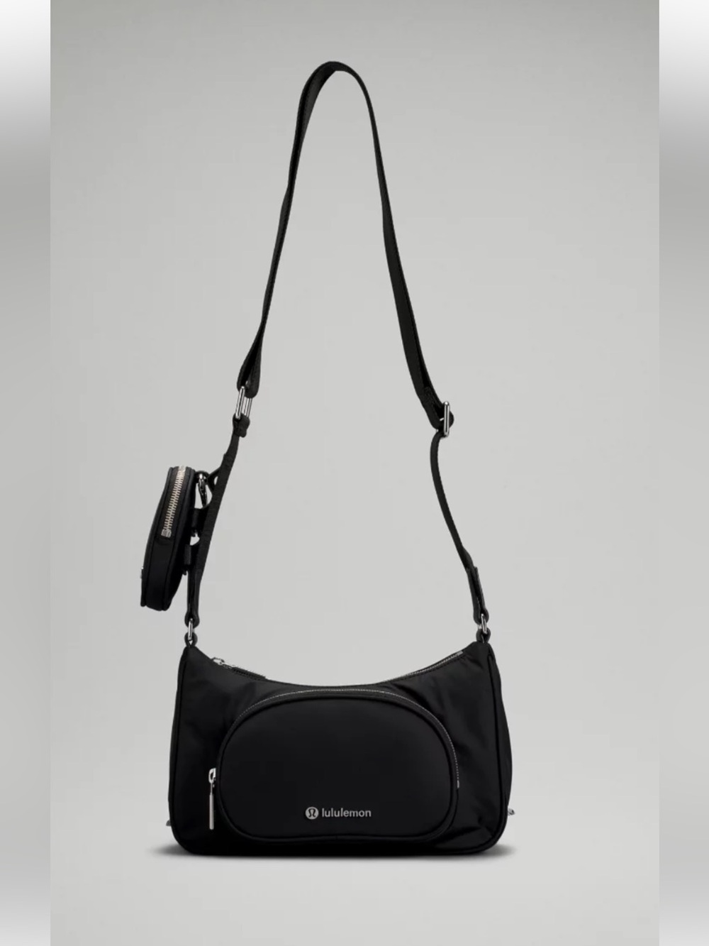 lululemon athletica Black Crossbody Bag with Nano Pouch